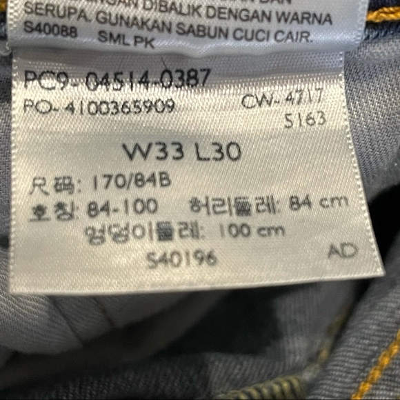 LEVI’S 514 Men’s Straight Leg Denim Blue Jeans - Picture 6 of 9